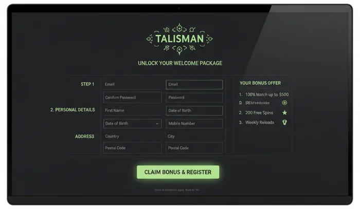 Talisman Casino Signup